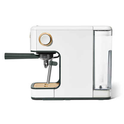 Beautiful Slim Espresso Machine with 20-Bar Pressure, Black Sesame by Drew Barrymore