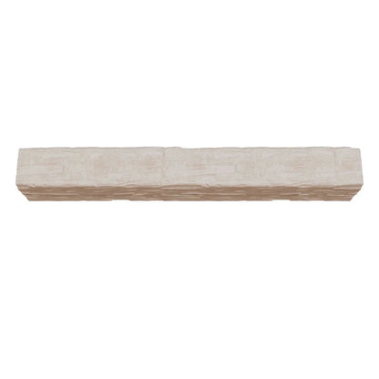 Ekena Millwork 3 1/2"W x 3 1/2"H x 120"L 3-Sided (U-Beam) Salvaged Timber HeritageTimber Faux Wood Ceiling Beam, Kona Brown