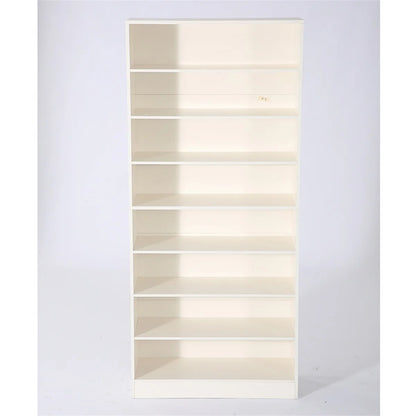 Hommoo Modern Wood Freestanding Shoe Cabinet, 8 Tiers 40-45 Pairs Shoe Storage Rack Organizer for Entryway, Gray