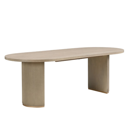 Christopher Knight Home Minimalist 88�� Oval Dining Table for 4-6, Espresso
