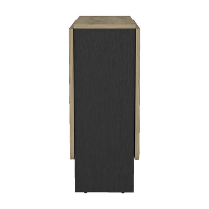 Gateleg Folding Table Space-Saving with Compact Design White / Macadamia