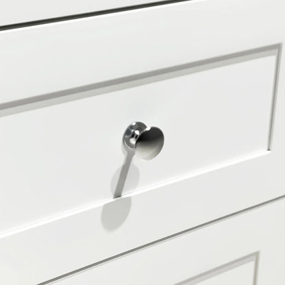 Glavbiku Modern White 3 Drawer Nightstand Set of 2 with USB Ports & Power Outlets for Bedrooms,Adult