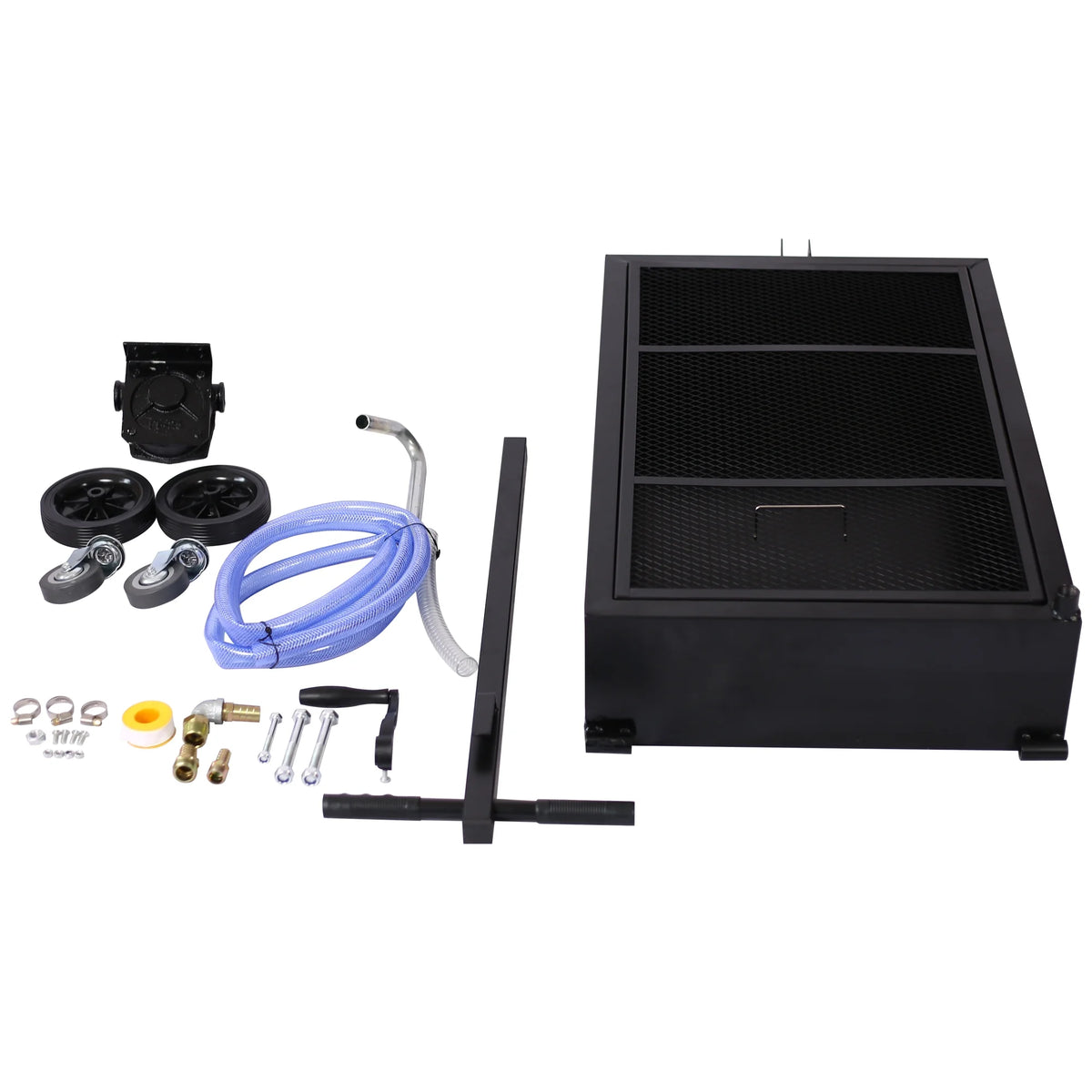 CLEARANCE! 20-Gallon Low-Profile Oil Drain with Pump Truck Oil Drain Pan Dolly