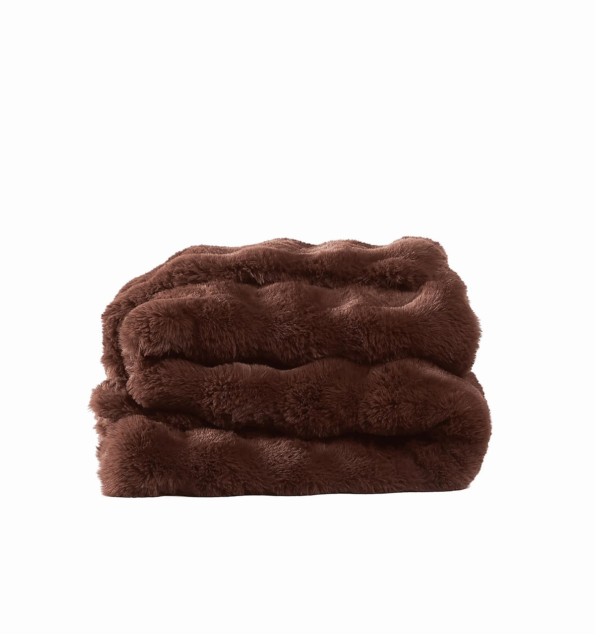 Brooklyn Loom Bubble Faux Fur 100% Microfiber Polyester  Twin XL Blanket in Green, All Season, Adult Size, OEKO-TEX Certified