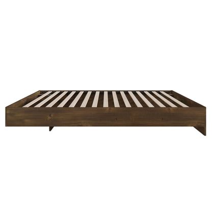Nexera Full Size Platform Wood Bed Frame, Walnut