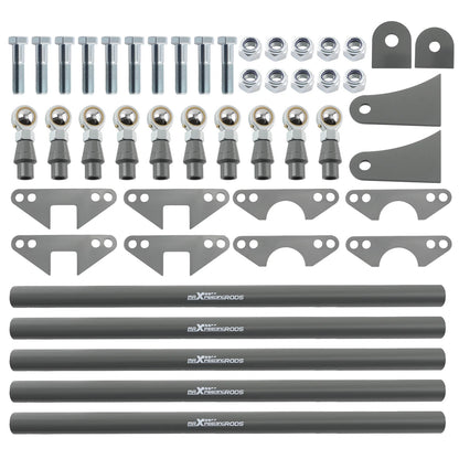 Maxpeedingrods Rear Weld-On Parallel 4 Link Suspension Kit 24" Bars Rod Rat Truck Classic