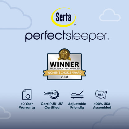 Serta Perfect Sleeper Radiant Rest 14" Hybrid Plush Mattress -Queen