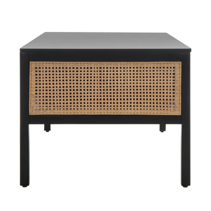 SAFAVIEH Miya Solid 2 Shelf Coffee Table Wood, Natural
