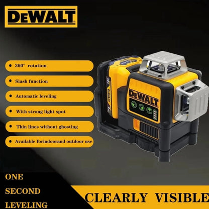 DeWalt? DW089LG 12V Max Laser Level, 3-Way 360 Green Degrees Professional Architectural Laser, Rotary and Linear Laser Levels???for Laser for Home Renovation Layout or Architectural Design