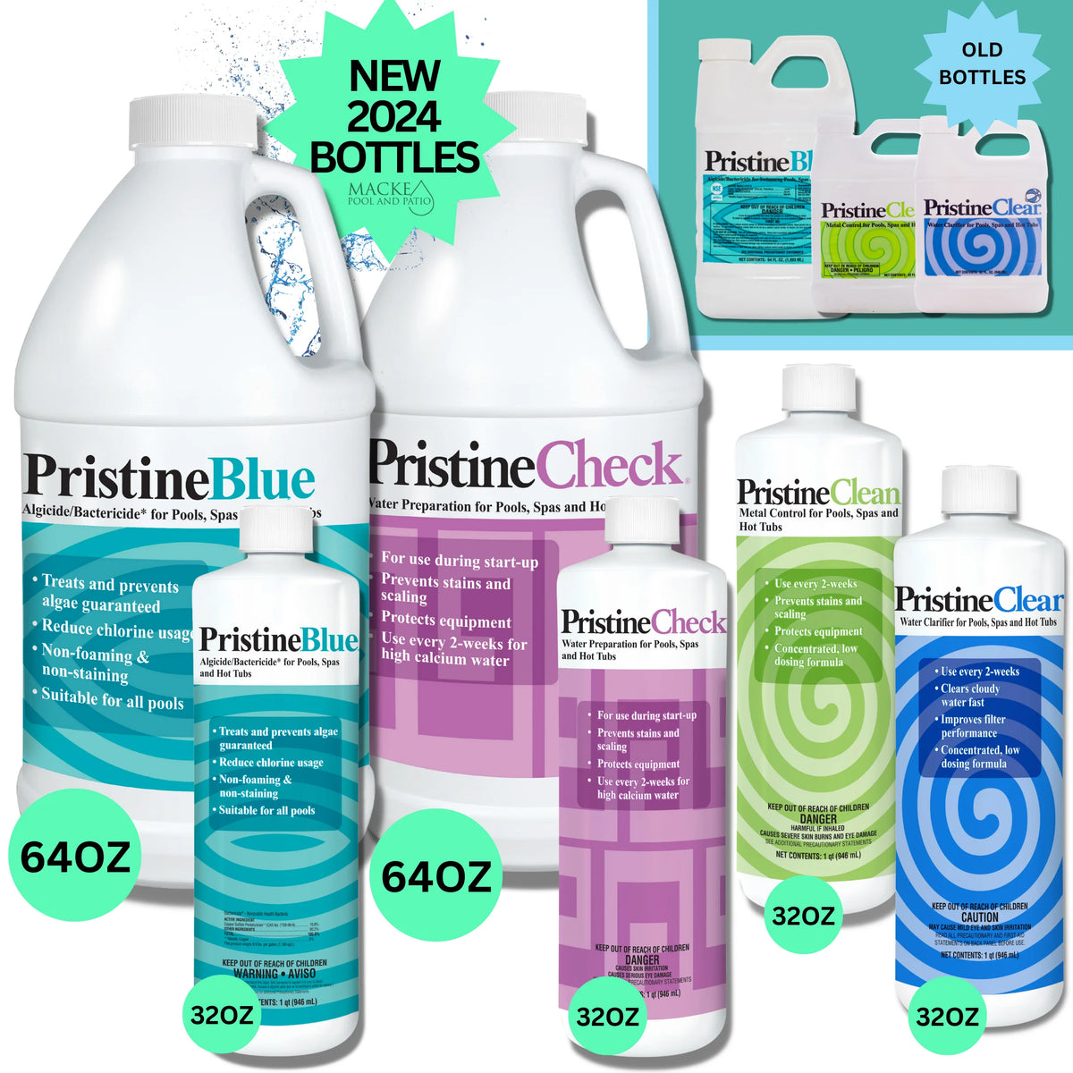 Pristine Blue Bundle Pack (Chlorine)