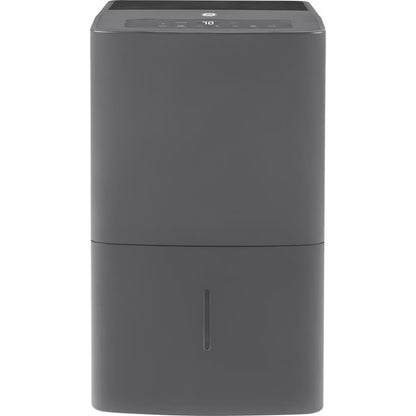 GE 50 pt. Dehumidifier for Wet Rooms up to 1500 sq. ft. with Built-in Pump in Grey, ENERGY STAR