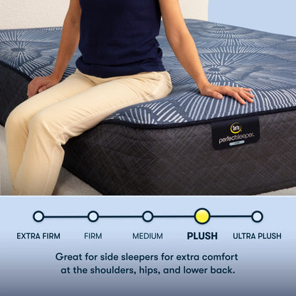 Serta Perfect Sleeper Radiant Rest 14" Hybrid Plush Mattress -Queen