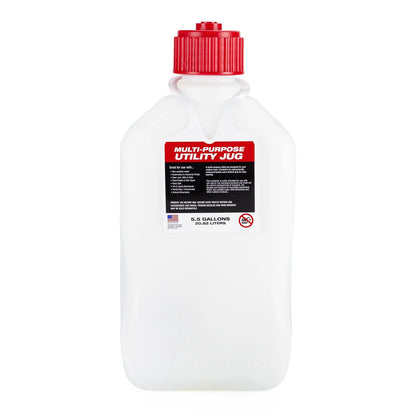 VP Racing 35221-CA, 5.5-Gallon Square Motorsport Jug Patriotic (3 Pack), w/Utility Jug Battery Powered Fuel Transfer Pump (1 Pack)