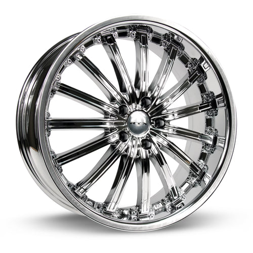 RTX Elite 20x8.5 5x114.3 ET38 CB73.1 PVD Chrome Wheel