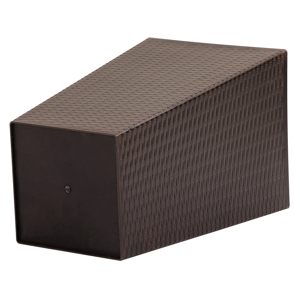Outsunny Set of 3 Tall Planters with Drainage Hole, Outdoor Flower Plant Pots, Indoor Planters for Porch, Front Door, Entryway, Patio and Deck, Black