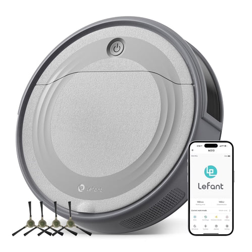 Lefant Robot Vacuum Cleaner with 4500Pa Suction, APP/Remote/Voice Control,Ideal for Pet hair, M310