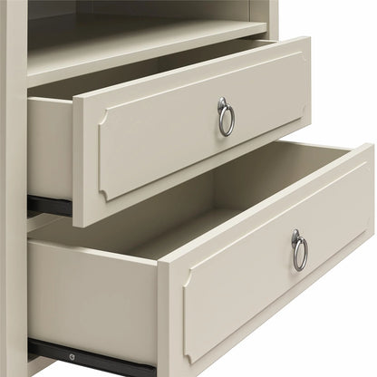 Her Majesty 2 Drawer Nightstand, Mustard Yellow