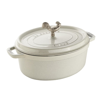 Staub Cast Iron 5.75-qt Coq au Vin Cocotte - Graphite Grey