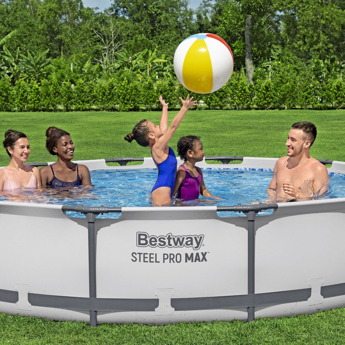 Bestway Steel Pro MAX 10' x 30" Above Ground Pool Set Round