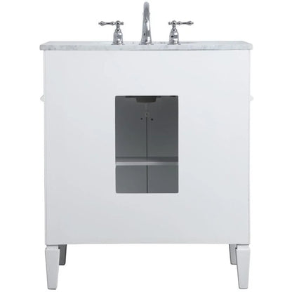 Elegant Kitchen and Bath 30 inch Single bathroom vanity in Grey