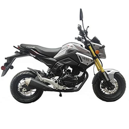 X-Pro Brand New 150cc Gas Motorcycle with 5-Speed Manual Transmission Electric/Kick Start 12" Wheels
