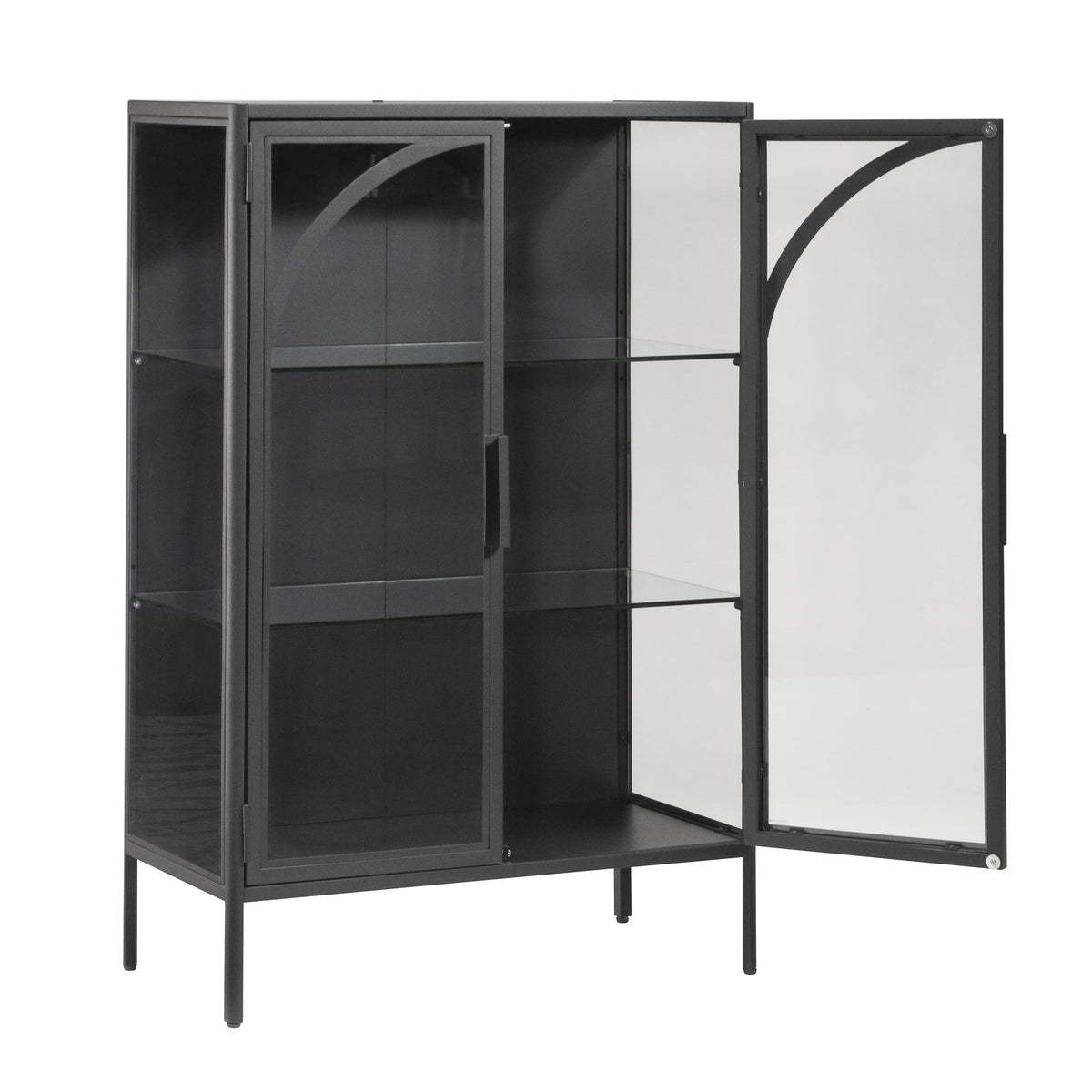Better Homes & Gardens Nola Accent Cabinet, Black Finish