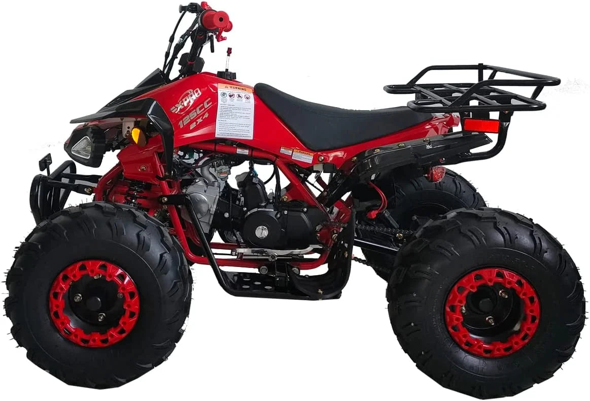 X-Pro Brand New 125cc Gas ATV, Automatic Transmission w/Reverse Remote Control Big 19"/18" Tires