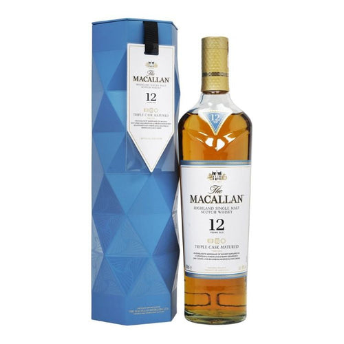 Macallan 12 Year Old Triple Cask Matured Single Malt Scotch Whiskey