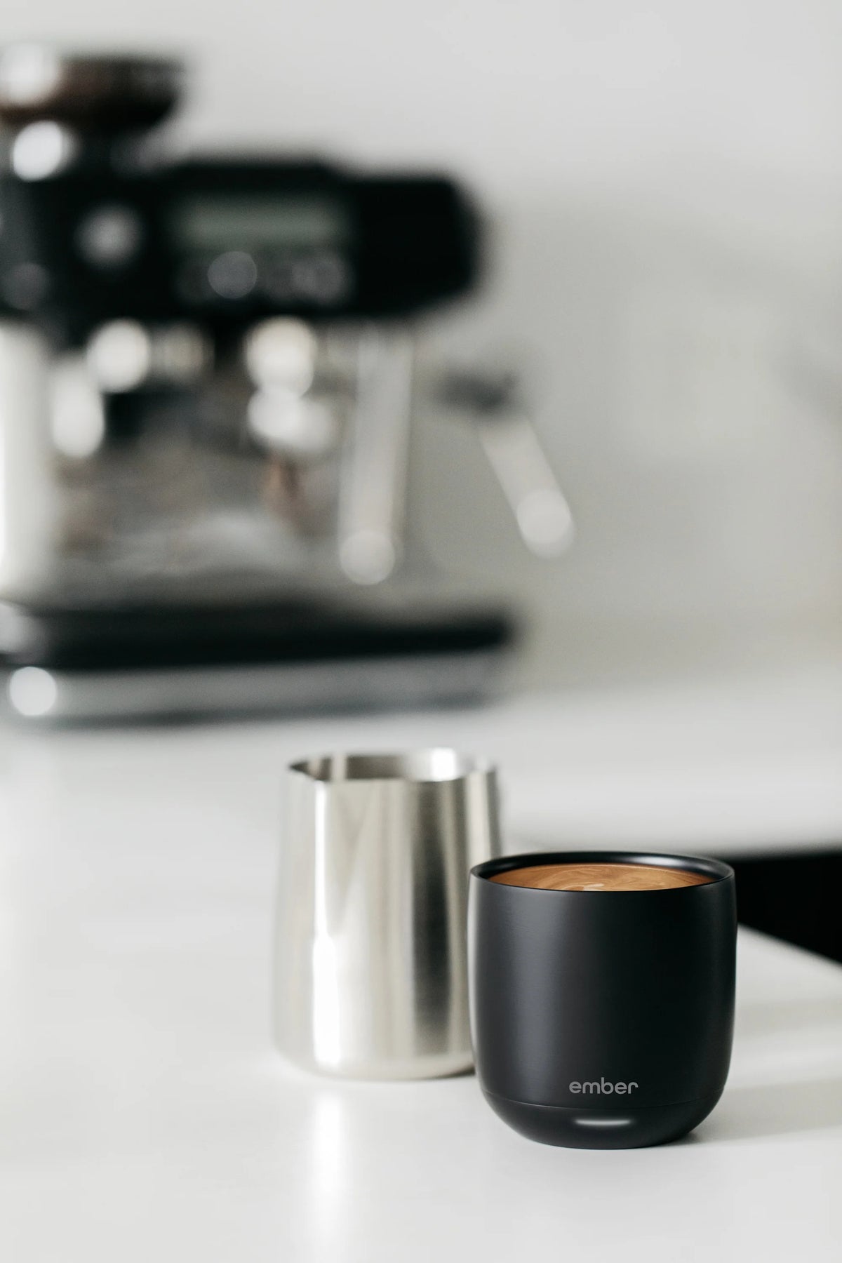 Ember Temperature Control Smart Cup, 6 oz, Black, Up To 1.5-hr Battery Life - App Controlled Heated Cup - Improved Design