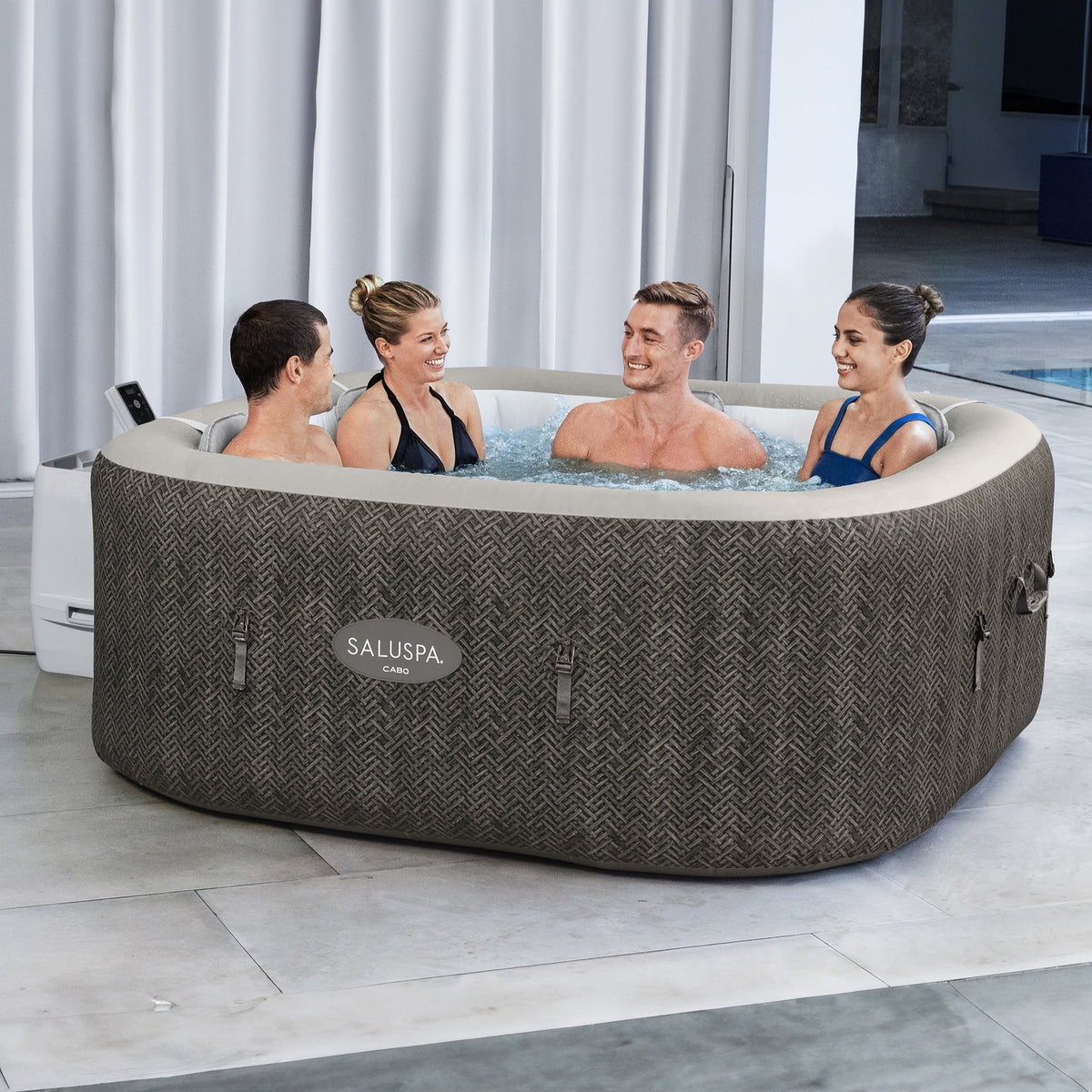 Bestway SaluSpa AirJet Inflatable Hot Tub w/ Pump #P08867