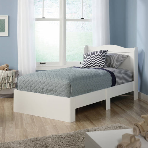 Mainstays Storybook Mates Bed, Soft White Finish