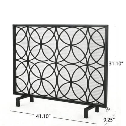 Christopher Knight Home Valeno Single Panel Fireplace Screen by  Gold