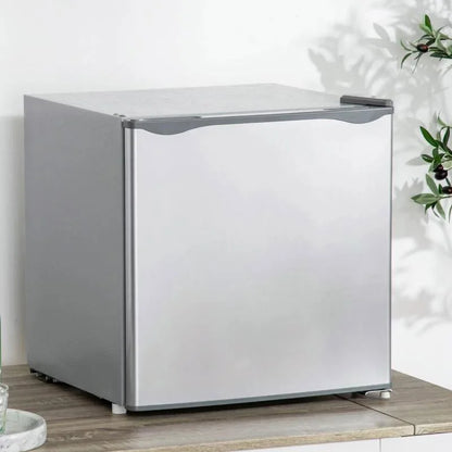 Resenkos 1.1 Cu.Ft Countertop Mini Freezer, Compact Upright Freezer with Removable Shelves, Red