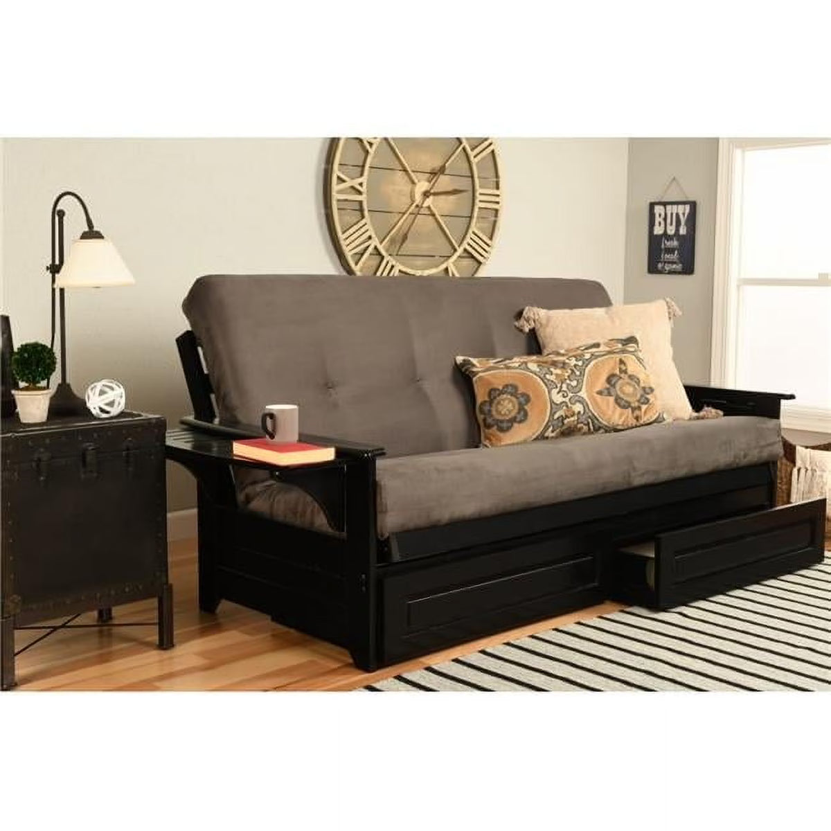 Albany Futon in Barbados Finish, Multiple Colors