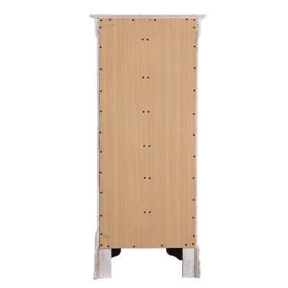 Glory Furniture Louis Phillipe 7 Drawer Lingerie Chest in Cherry