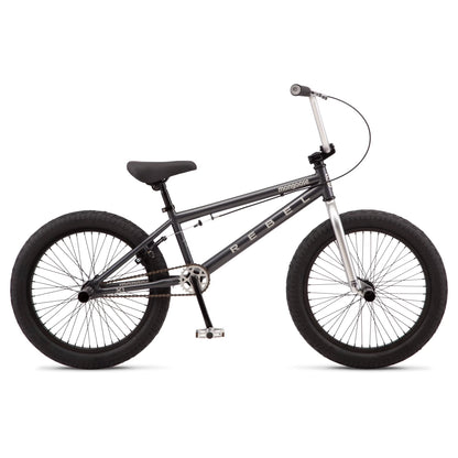 Mongoose Rebel X1 BMX Bike, 20-in. Wheels, Kids Ages 7-14 Years, Gray Child Bicycle