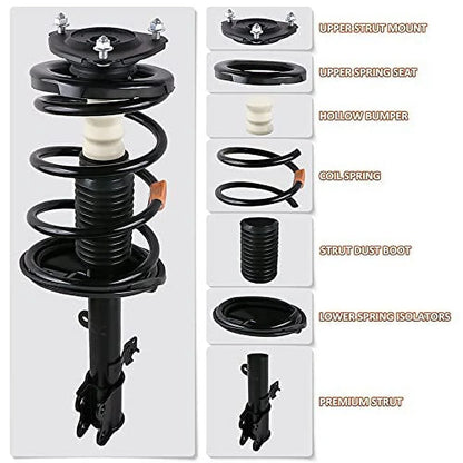 MOSTPLUS 171577L 171577R Front Pair Complete Strut Assemblies Compatible for Jeep Liberty 2002-2012/Dodge Nitro 2007-2011(Set of 2)
