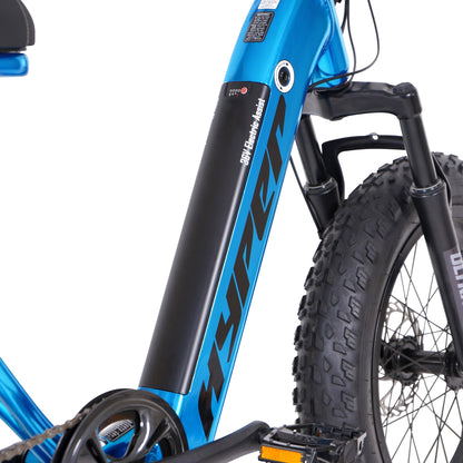 Hyper Bicycles Ultra 40 20" 36V Electric Bike for Adults, 250W E-Bike Motor, Matte Black