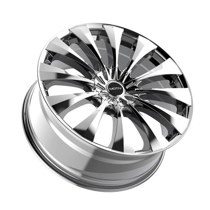 20x8.5 Motiv 436C Chrome Plated Wheel 5x4.5 (40mm)