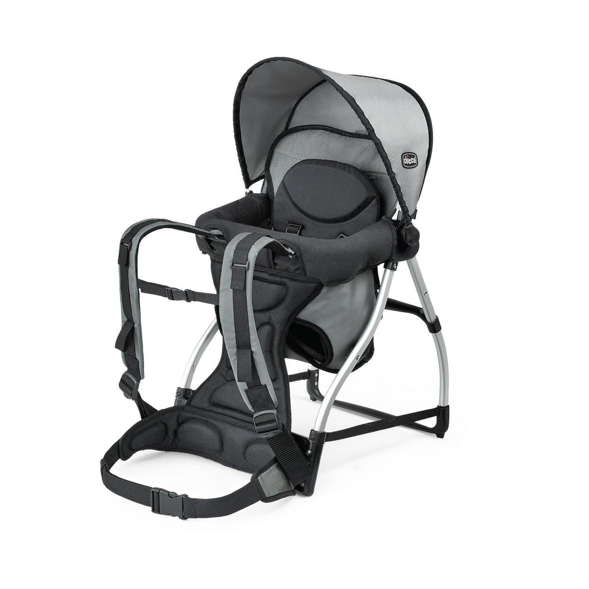 Chicco SmartSupport Backpack Baby Carrier - Grey (Grey/Black)