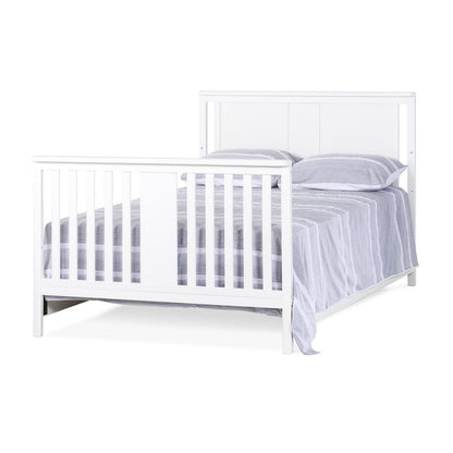 Child Craft Quincy 4-in-1 Convertible Crib. Baby Crib Converts to Day Bed. Toddler Bed and Full Size Bed. 3 Adjustable Mattress Positions. Non-Toxic. Baby Safe Finish (Matte White)