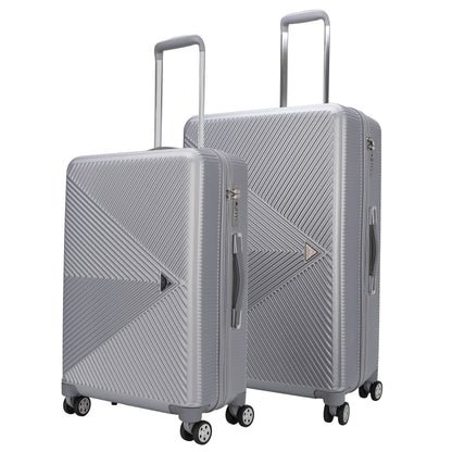 MKF Collection Felicity Extra Large & Large Hardside Luggage 2 pcs, Luxurious Travel Suitcase by Mia K - Rose Gold