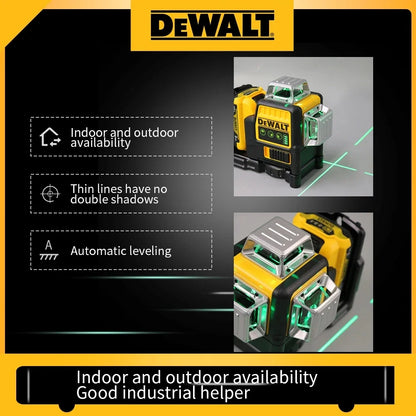 DeWalt? DW089LG 12V Max Laser Level, 3-Way 360 Green Degrees Professional Architectural Laser, Rotary and Linear Laser Levels???for Laser for Home Renovation Layout or Architectural Design