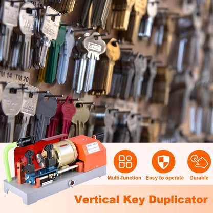 Commercial-Grade Key Duplicating Machine 110V - Vertical Design for Precise Home/Car Key Copying