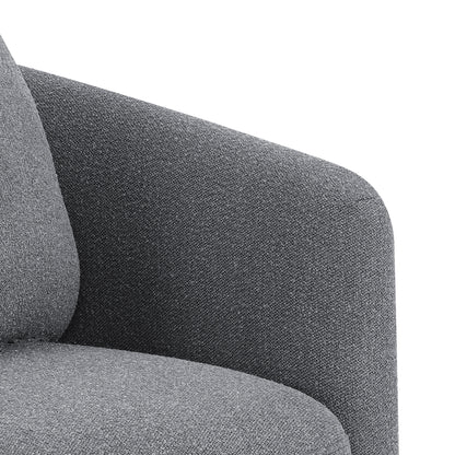 Beautiful Drew Accent Chair by Drew Barrymore, Cream Boucle