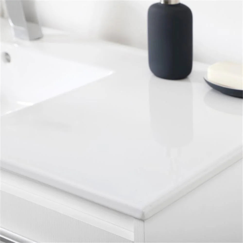 Elegant Kitchen and Bath 48 Inch  Single Bathroom Floating Vanity In Concrete Grey