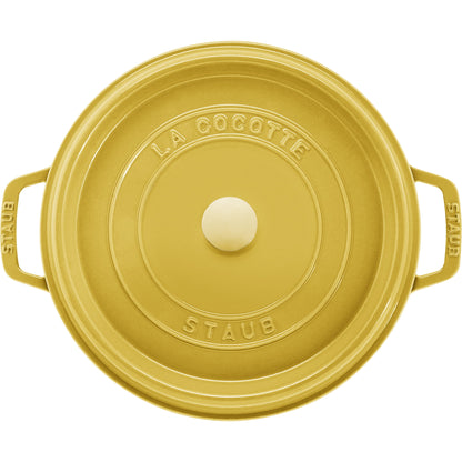 Staub Cast Iron 5.5-qt Round Cocotte - Cherry