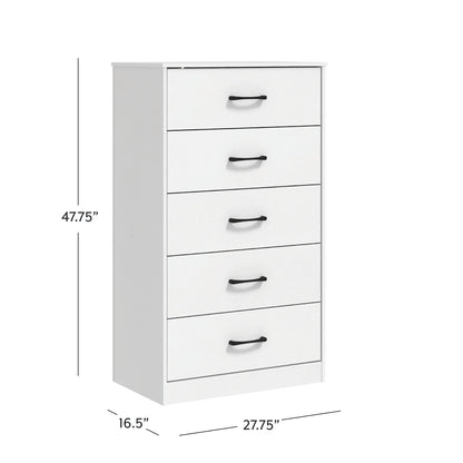 Mainstays Ardent 5 Drawer Dresser, Black