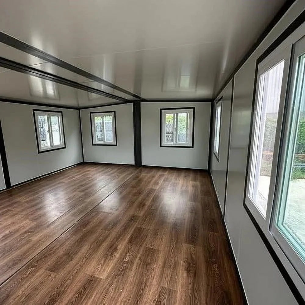 Portable Mobile Expandable Prefab House 15 x 20ft,Exquisitely Designed Modern Villa Prefab House for Live,Work