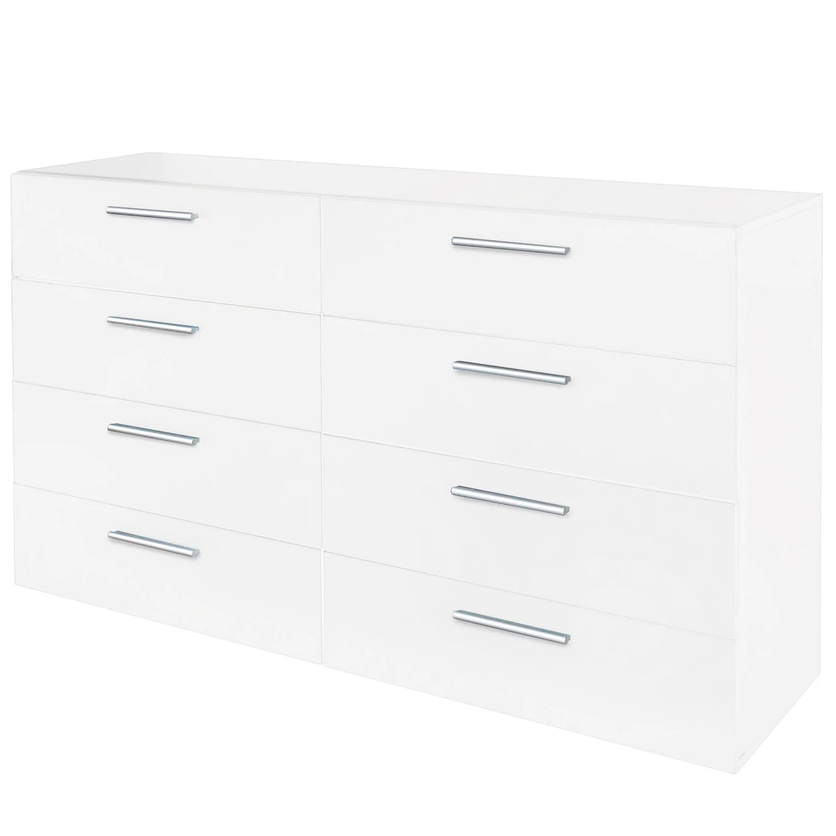 Ktaxon Bedroom Dresser with 6 Drawers, Wooden Double Dresser for Entryway, Wide Storage Cabinet for Living Room, Black